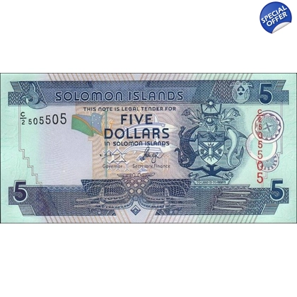 Solomon-5 Dollars-2004-P26a-B216a