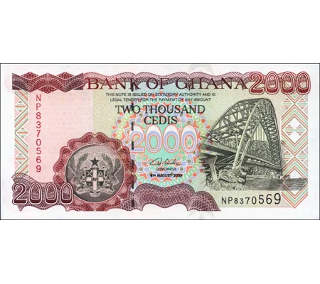 2000 Cedis - 2003 - P33h - B139b - Unc