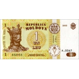 Moldova - 1 Leu - 2002 - P8f - B108e