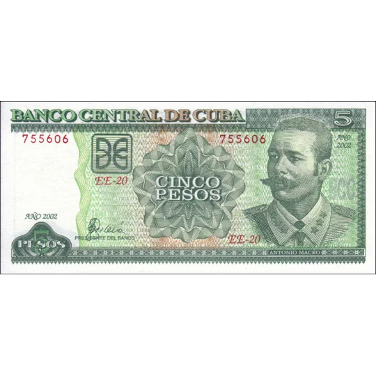 5 Pesos - 2002 - P116e - B904e - Unc