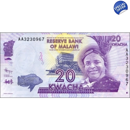 Malawi - 20 Kwacha - 2012 - P57a - B150a