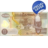 Zambia - 500 Kwacha - 2008 - P43f - B1..