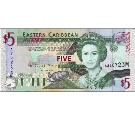 Montserrat - 5 Dollars - (1994) - P31m - B215m - Unc