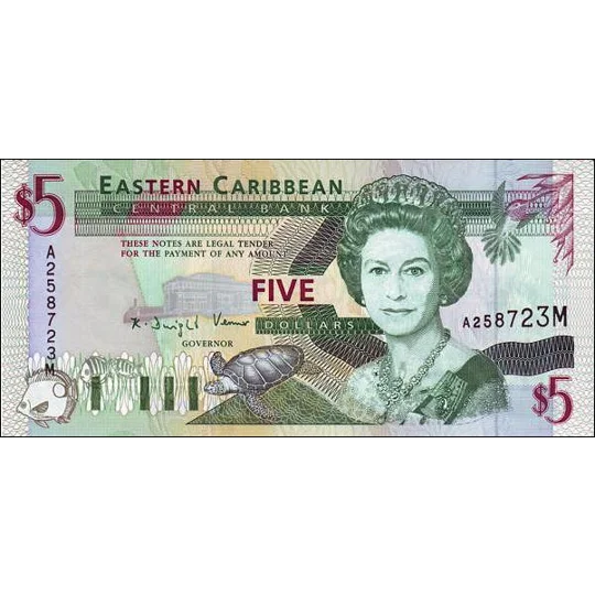 Montserrat - 5 Dollars - (1994) - P31m - B215m - Unc