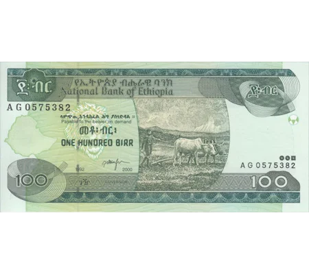 100 Birr - 2000 - P50b - B329b - Unc