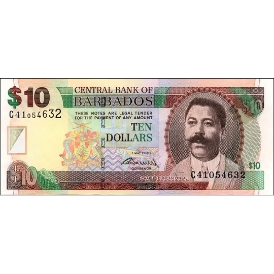 10 Dollars - 2007 - P68b - B227b - Au