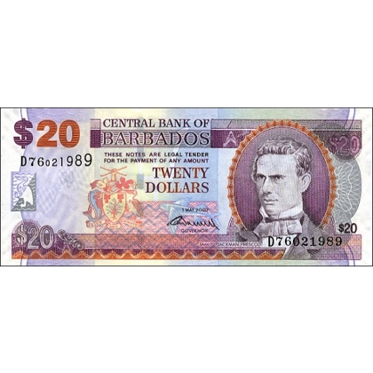 Barbados - 20 Dollars - 2007 - P69b - B228b