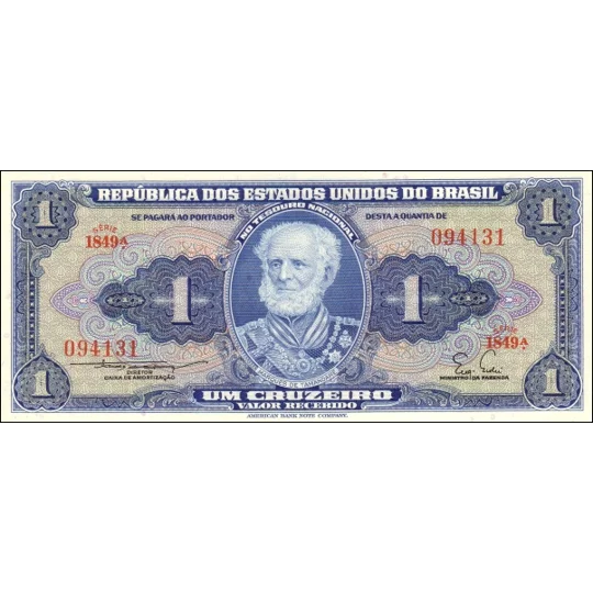 1 Cruzeiros - ND(1954-58) - B150b - Unc