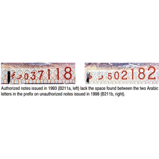 20 Dinars - 1973/1998 - P16b - B211b - Unc