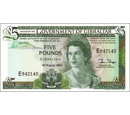 5 Pounds - 1988 - P21b - B119b - Au