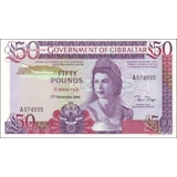 Gibraltar - 50 Pounds - 1986 - P24 - B..