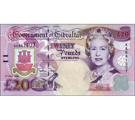 20 Pounds - 1995 - P27 - B125a - Unc