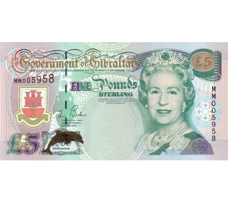5 Pounds - 2000 - P29 - B127a - Unc