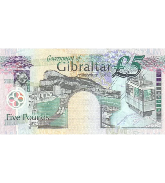 5 Pounds - 2000 - P29 - B127a - Unc