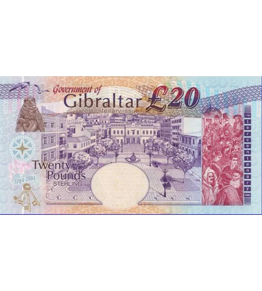 20 Pounds - 2000 - P31 - B129a - Low serial
