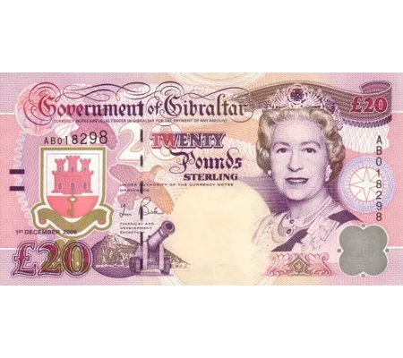 20 Pounds - 2006 - P33 - B125b - Unc
