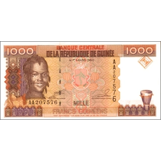Guinea - 1000 Francs - ..