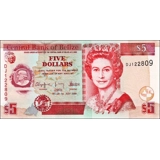 Belize - 5 Dollars - 2009 - P67d - B325d
