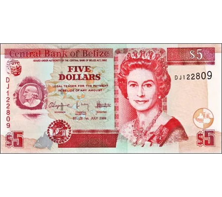 5 Dollars - 2009 - P67d - B325d - Unc