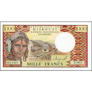 Djibouti -1000 Francs -..