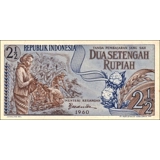 Indonesia - 2,50 Rupiah - 1961 - P79