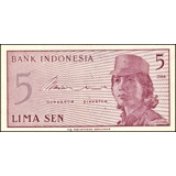 Indonesia-5 Sen-1964-P91-B544