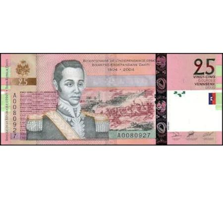 Haiti - 25 Gourdes - 2004 - P273a - Unc