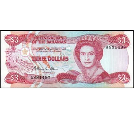 3 Dollars - 1974 - P44 - B309a - Unc
