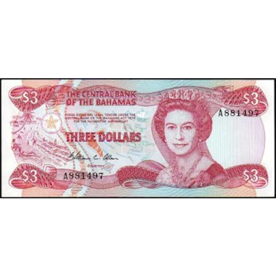 3 Dollars - 1974 - P44 - B309a - Unc