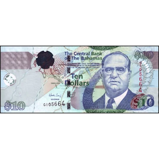 10 Dollars - 2009 - P73A - B340a - Unc