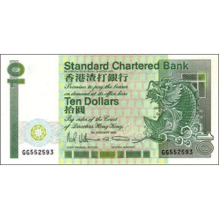 Hong Kong - 10 Dollars ..