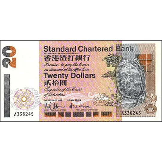 SCB - 20 Dollars - 1993 - P285a - B408a - Unc