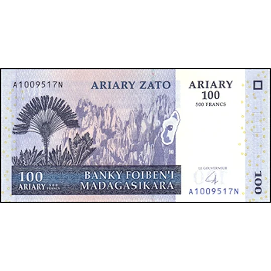 100 Ariary - 2004 - P86b - B320b - Unc
