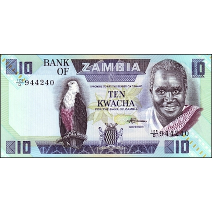 Zambia - 10 Kwacha - 1980 - P26e