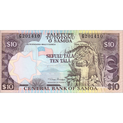 Samoa - 10 Tala - 2005 - P34a2 - B109b
