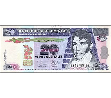 20 Quetzales - 2003 - P108 - B592a - Unc