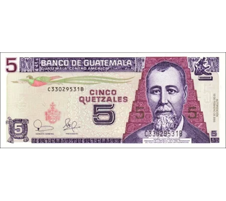 5 Quetzales - 2003 - P106a - B590a - Unc
