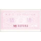 Bosnia-0,50 DM-Travnik-1992-143b Emerg..