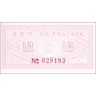 Bosnia-0,50 DM-Travnik-.. Bosnia-0,50 DM-Travnik-..