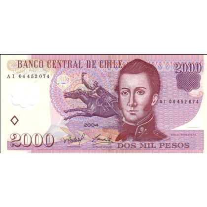 Chile - 2000 Escudos - 2004 - P160a - B292a