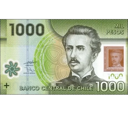 1.000 Pesos - 2010 - P161a - B296a - Unc