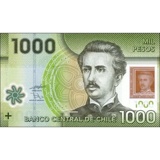 1.000 Pesos - 2010 - P161a - B296a - Unc