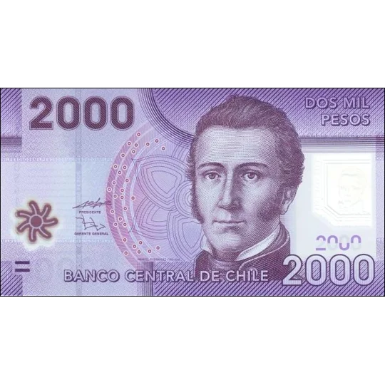 2.000 Pesos - 2012 - P162b - B297b - Unc