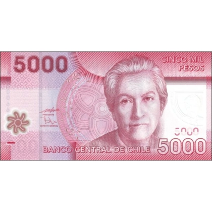 Chile - 5.000 Pesos - 2009 - P163a - B298a