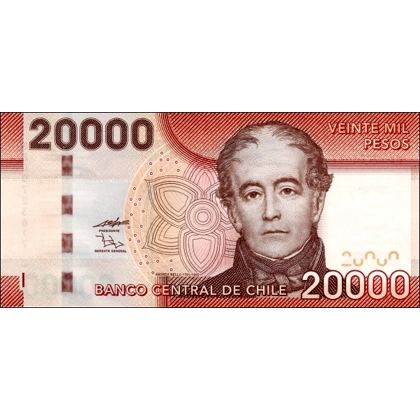 Chile - 20.000 Pesos - 2009 - P165 - B300a