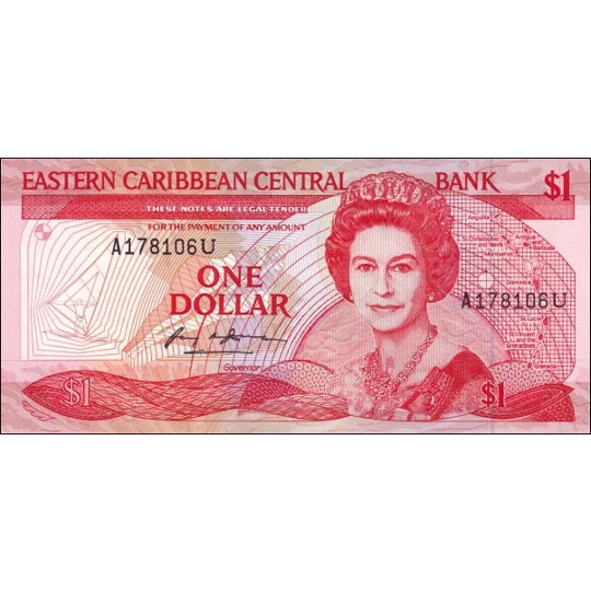 Anguilla - 1 Dollar - (1988) - P21u - B205U1 - Unc