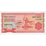 Burundi - 20 Francs - 2001 - P27d - B2..