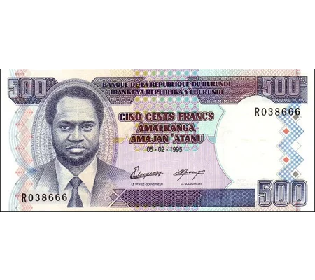 500 Francs - 1995 - P37A - B224B - Unc