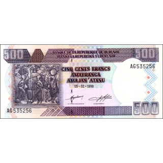 Burundi-500 Francs-1999..