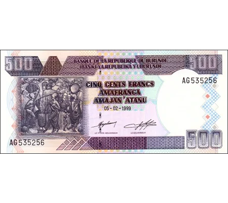 500 Francs - 1999 - P38b - B225b - Unc